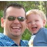 Chris Edwards and son Hayden
